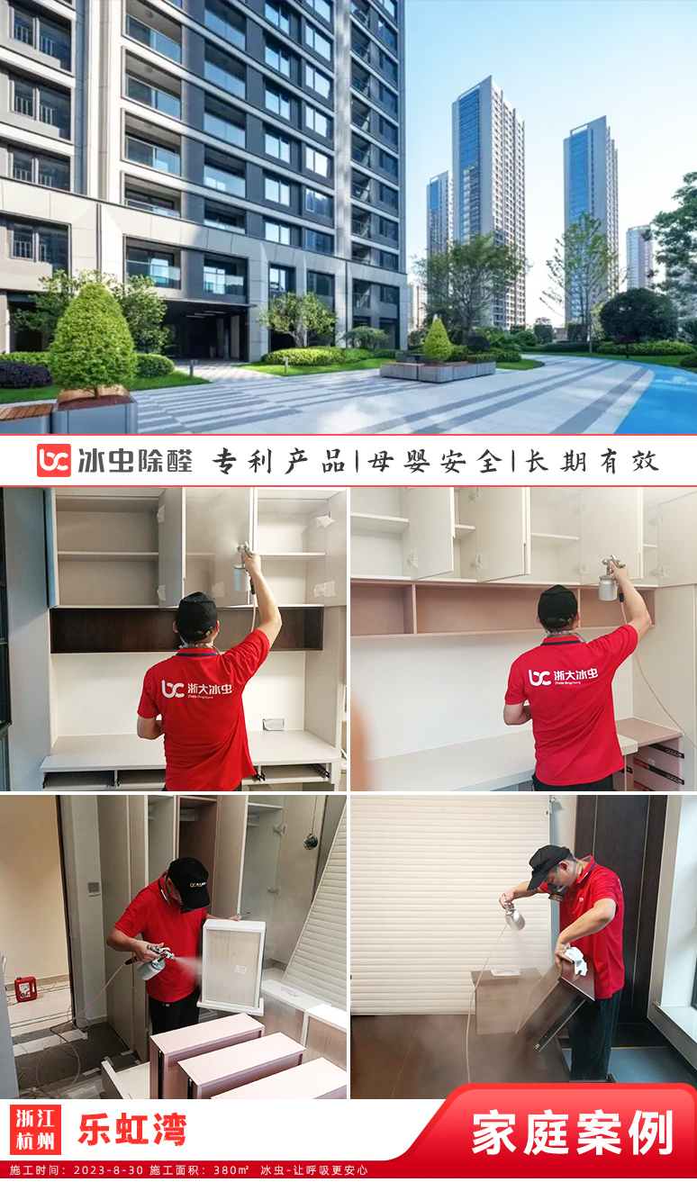 冰虫新房除甲醛案例-浙江杭州-乐虹湾
