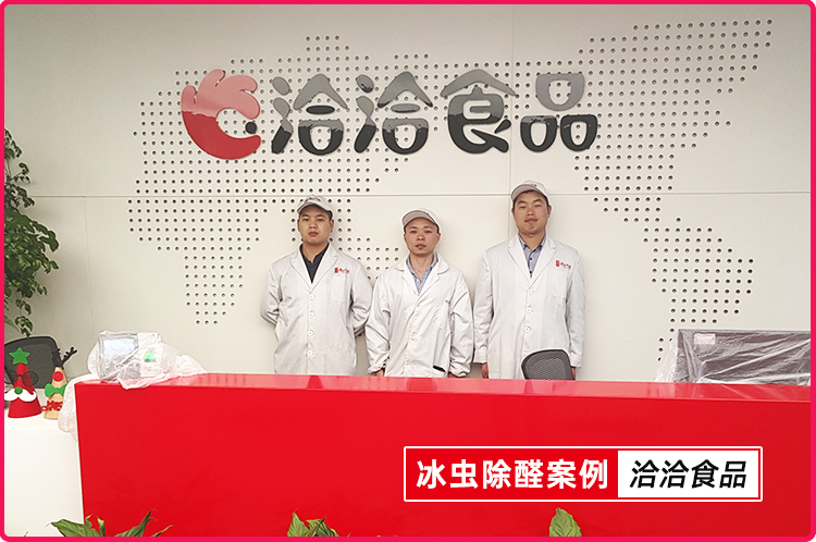 冰虫除甲醛案例-洽洽食品