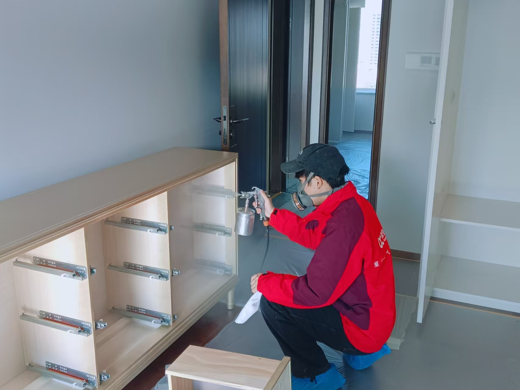 冰虫除甲醛工程师展示